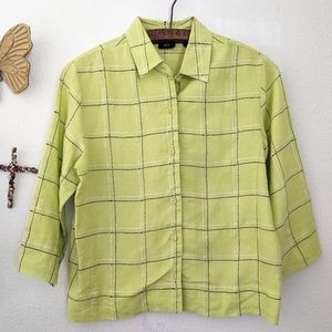 Linen Summer Blouse Petite Fit